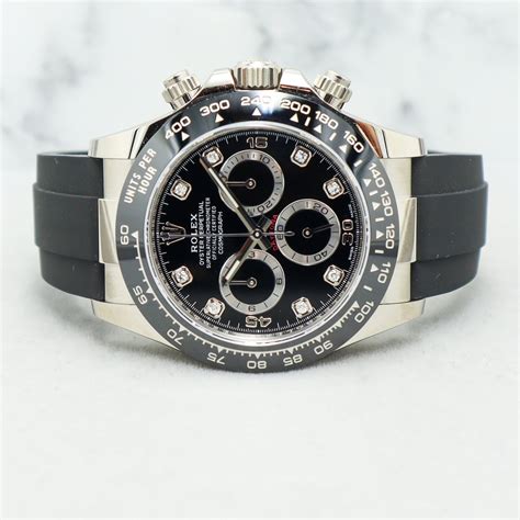 rolex daytona leather black|Rolex daytona oysterflex for sale.